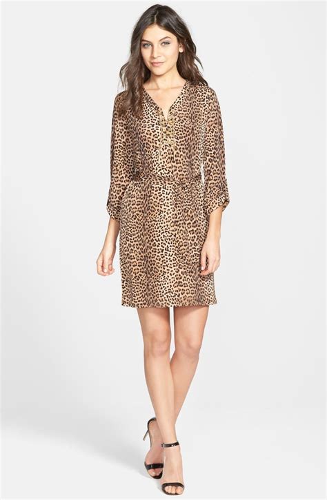 leopard print michael kors dress|Michael Kors leopard flats.